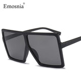 Vintage Big Square Sunglasses Women Top Quality Goggles Mens Oversize Sun Glasses Female Fashion Famous Brand Black Eyewear