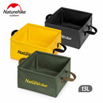 Naturehike NH19SJ007 13L Portable Folding Bucket Collapsible Square Pack Sink Dish Wash Basin Water Container For Camping Hiking