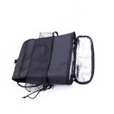 Car Seat Back Multi-Pocket Ice Pack Bag Hanging Organizer Collector Storage Box Car Interior Accessories Black Stowing Tidying