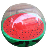 Creative Inflatable Balls Simulation Watermelon Rubber Ball Beach Pool Toys Summer Beach Party Supplies Beach Ball for Children
