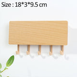 Wall-hung Type Wooden Decorative Wall Shelf Sundries Storage Box Prateleira Hanger Organizer Key Rack Wood Wall Shelf
