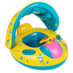 Kids Swimming Ring Yacht Inflatable Baby Swim Pool Toy Seat Float Boat