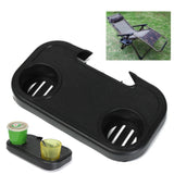 New Portable Folding Chair Side Tray Casual for Drink Camping Picnic Outdoor Beach Garden SCI88