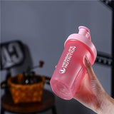 New Water Bottle creative shaker Tea Milk Fruit Water Cup with stirring ball Leak-proof Outdoor Sport Travel Camping Bottle