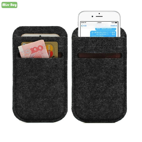 Mini Mobile Phone Bag Card Slot Cover Case Phone Pouch