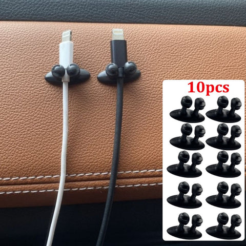 Car Dashboard Mobile Phone Cable Manager Charger Cable Line Organizer  Clasp Clamp Auto Interior Accessories