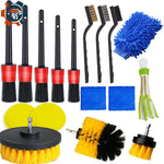 Detailing Brush Drill Brushes Tool for Car Tire Rim Cleaning Detail Brush Set For Auto Interior Exterior Cleaning Car Wash