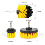 Detailing Brush Drill Brushes Tool for Car Tire Rim Cleaning Detail Brush Set For Auto Interior Exterior Cleaning Car Wash